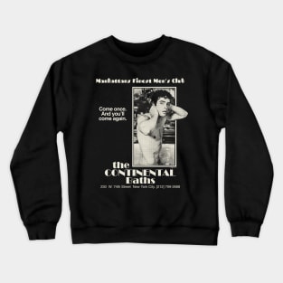 Vintage Retro Continental Baths Crewneck Sweatshirt